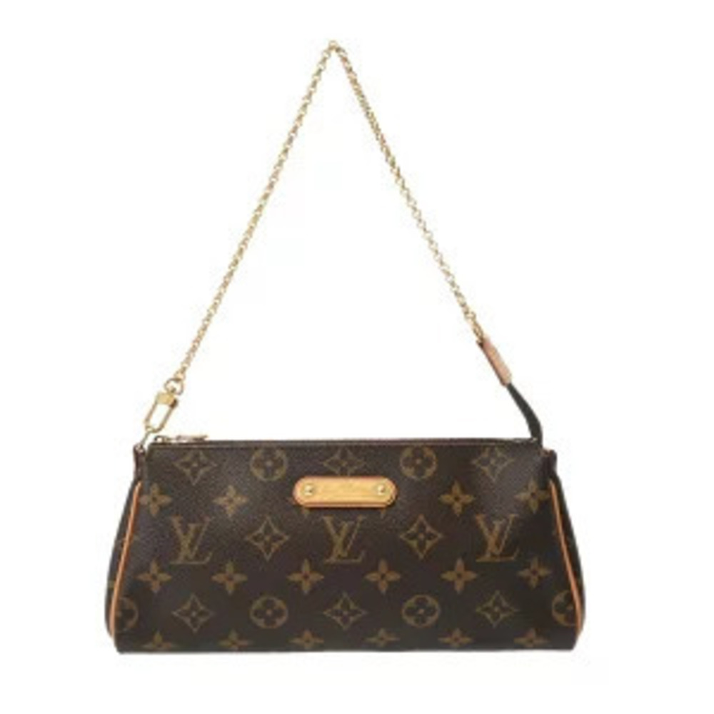 Louis Vuitton Monogram Eva Brown Canvas Shoulder Bag